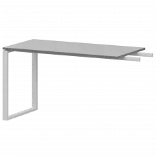 Бриф-приставка на металлокаркасе АМ.О-120.60 Серый/Белый 1200x600x760 Арго-М