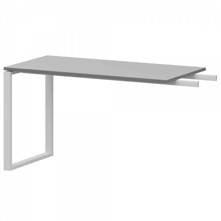 Бриф-приставка на металлокаркасе АМ.О-120.60 Серый/Белый 1200x600x760 Арго-М