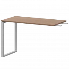 Бриф-приставка на металлокаркасе АМ.О-120.60 Орех/Белый 1200x600x760 Арго-М