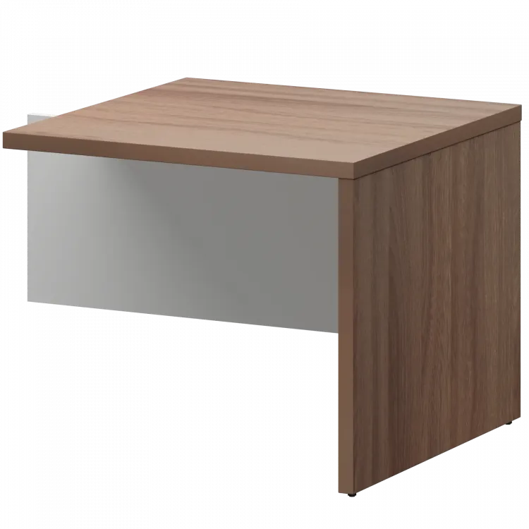 Бриф-приставка KZB-09 Темный шимо/Белый 900x900x750 Кортез