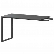 Бриф-приставка на металлокаркасе АМ.О-120.60 Антрацит/Антрацит 1200x600x760 Арго-М