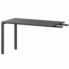 Бриф-приставка на металлокаркасе АМ-120.60 Антрацит/Антрацит 1200x600x760 Арго-М