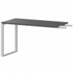 Бриф-приставка на металлокаркасе АМ.О-120.60 Антрацит/Белый 1200x600x760 Арго-М