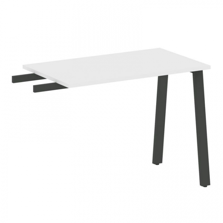 Metal System Приставной элемент на А-образном м/к БА.ПР-3 Белый/Металл Антрацит 1000*600*750