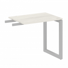 Metal System Quattro Приставной элемент на О-образном м/к 50БО.ПР-2 Дуб Наварра/Металл Серый 800*600