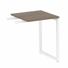 Metal System Quattro Приставной элемент на О-образном м/к 40БО.ПР-1 Вяз Благородный/Металл Белый 600