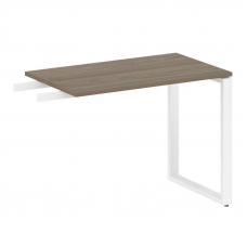 Metal System Приставной элемент на О-образном м/к БО.ПР-3 Вяз Благородный/Металл Белый 1000*600*750