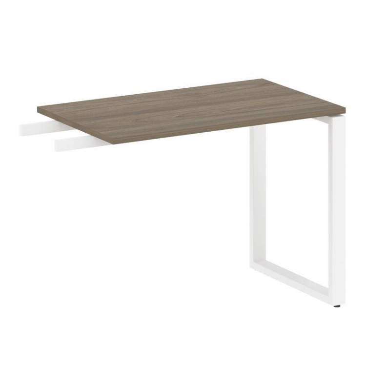 Metal System Приставной элемент на О-образном м/к БО.ПР-3 Вяз Благородный/Металл Белый 1000*600*750