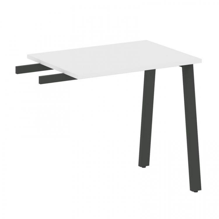 Metal System Приставной элемент на А-образном м/к БА.ПР-2 Белый/Металл Антрацит 800*600*750