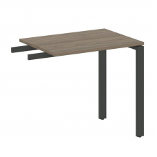 Metal System Приставной элемент на П-образном м/к БП.ПР-2 Вяз Благородный/Металл Антрацит 800*600*75