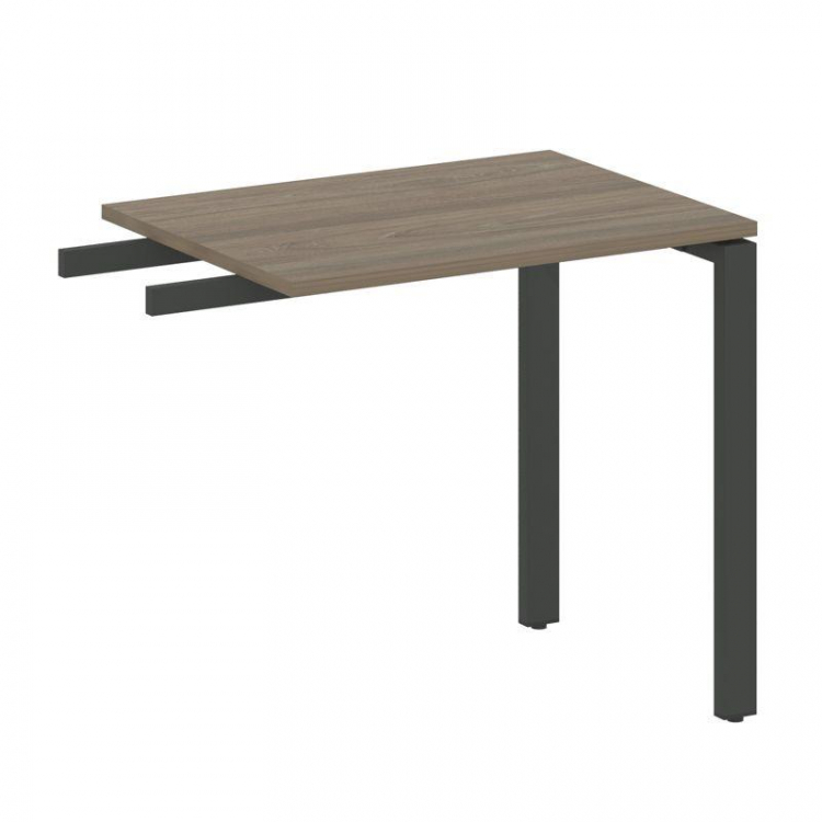 Metal System Приставной элемент на П-образном м/к БП.ПР-2 Вяз Благородный/Металл Антрацит 800*600*75