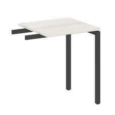 Metal System Quattro Приставной элемент на П-образном м/к 40БП.ПР-1 Дуб Наварра/Металл Антрацит 600*