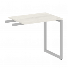 Metal System Quattro Приставной элемент на О-образном м/к 40БО.ПР-2 Дуб Наварра/Металл Серый 800*600