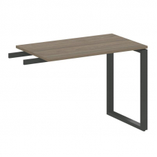 Metal System Приставной элемент на О-образном м/к БО.ПР-3 Вяз Благородный/Металл Антрацит 1000*600*7