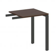 Metal System Приставной элемент на П-образном м/к БП.ПР-1 Венге Цаво/Металл Антрацит 600*600*750