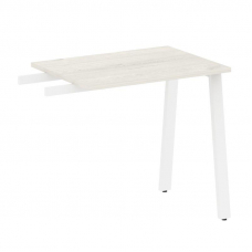 Metal System Приставной элемент на А-образном м/к БА.ПР-2 Дуб Наварра/Металл Белый 800*600*750