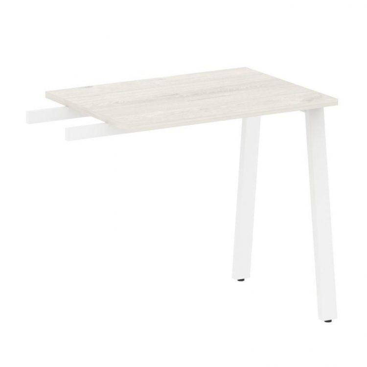 Metal System Приставной элемент на А-образном м/к БА.ПР-2 Дуб Наварра/Металл Белый 800*600*750