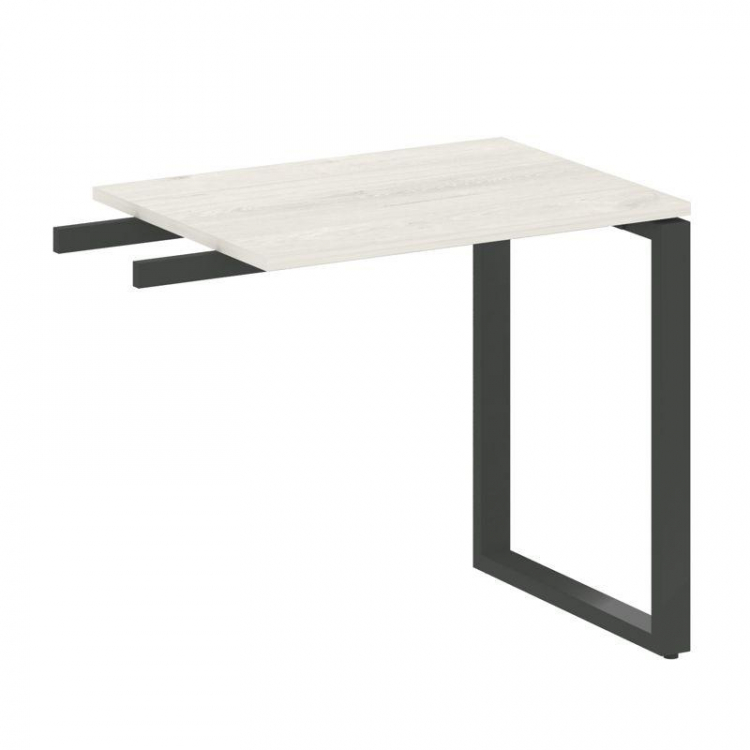 Metal System Приставной элемент на О-образном м/к БО.ПР-2 Дуб Наварра/Металл Антрацит 800*600*750