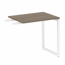 Metal System Quattro Приставной элемент на О-образном м/к 40БО.ПР-2 Вяз Благородный/Металл Белый 800