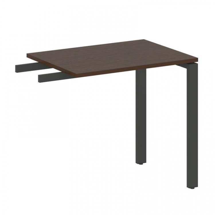 Metal System Приставной элемент на П-образном м/к БП.ПР-2 Венге Цаво/Металл Антрацит 800*600*750