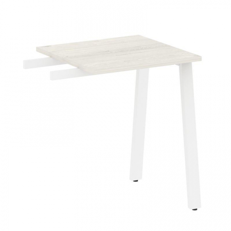 Metal System Приставной элемент на А-образном м/к БА.ПР-1 Дуб Наварра/Металл Белый 600*600*750