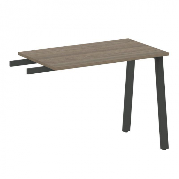 Metal System Приставной элемент на А-образном м/к БА.ПР-3 Вяз Благородный/Металл Антрацит 1000*600*7