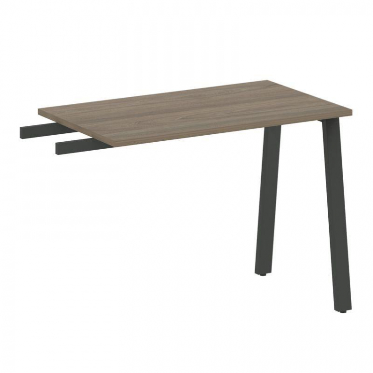 Metal System Приставной элемент на А-образном м/к БА.ПР-3 Вяз Благородный/Металл Антрацит 1000*600*7