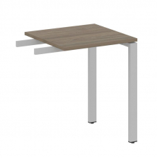 Metal System Приставной элемент на П-образном м/к БП.ПР-1 Вяз Благородный/Металл Серый 600*600*750