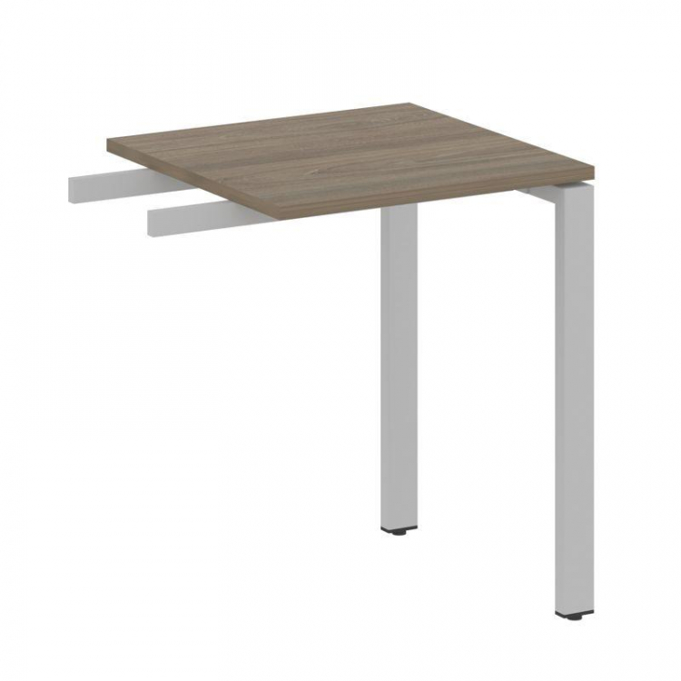 Metal System Приставной элемент на П-образном м/к БП.ПР-1 Вяз Благородный/Металл Серый 600*600*750