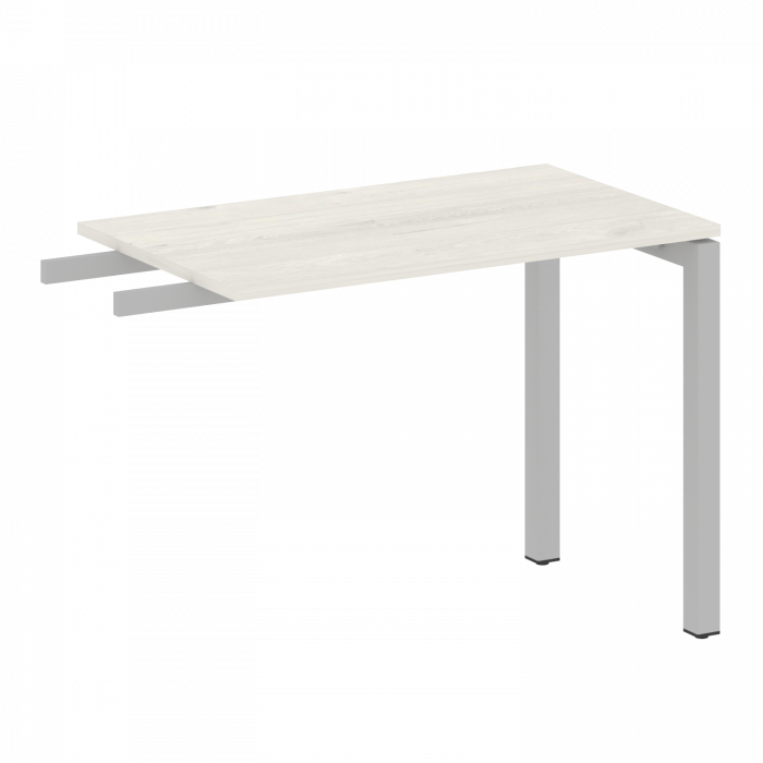 Metal System Quattro Приставной элемент на П-образном м/к 50БП.ПР-3 Дуб Наварра/Металл Серый 1000*60