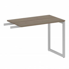 Metal System Quattro Приставной элемент на О-образном м/к 40БО.ПР-3 Вяз Благородный/Металл Серый 100