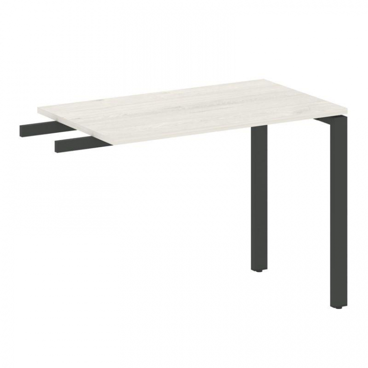 Metal System Приставной элемент на П-образном м/к БП.ПР-3 Дуб Наварра/Металл Антрацит 1000*600*750