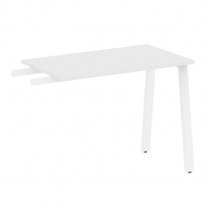 Metal System Приставной элемент на А-образном м/к БА.ПР-3 Белый/Металл Белый 1000*600*750