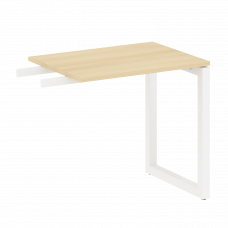 Metal System Quattro Приставной элемент на О-образном м/к 50БО.ПР-2 Акация Лорка/Металл Белый 800*60