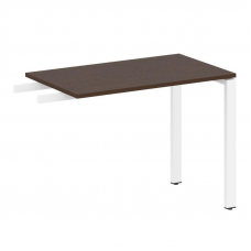 Metal System Приставной элемент на П-образном м/к БП.ПР-3 Венге Цаво/Металл Белый 1000*600*750