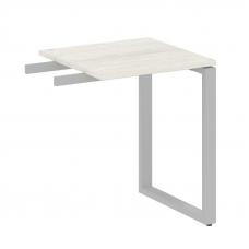 Metal System Приставной элемент на О-образном м/к БО.ПР-1 Дуб Наварра/Металл Серый 600*600*750