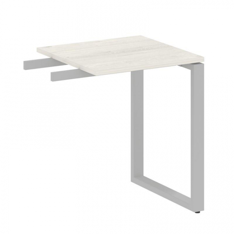 Metal System Приставной элемент на О-образном м/к БО.ПР-1 Дуб Наварра/Металл Серый 600*600*750