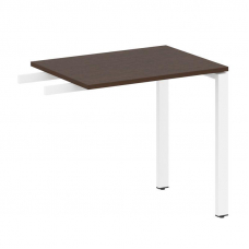 Metal System Приставной элемент на П-образном м/к БП.ПР-2 Венге Цаво/Металл Белый 800*600*750