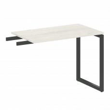 Metal System Quattro Приставной элемент на О-образном м/к 40БО.ПР-3 Дуб Наварра/Металл Антрацит 1000