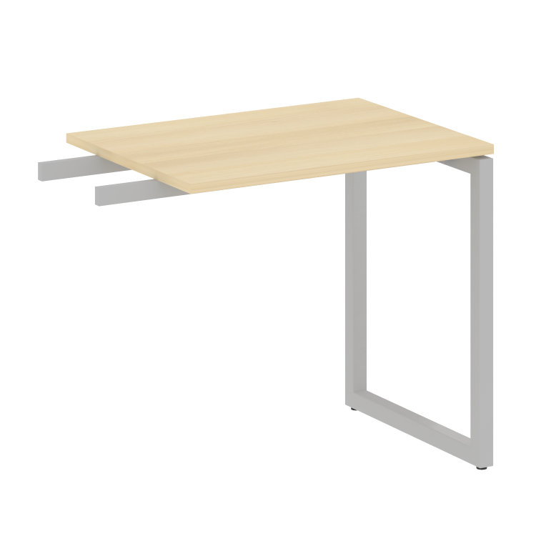 Metal System Quattro Приставной элемент на О-образном м/к 40БО.ПР-2 Акация Лорка/Металл Серый 800*60