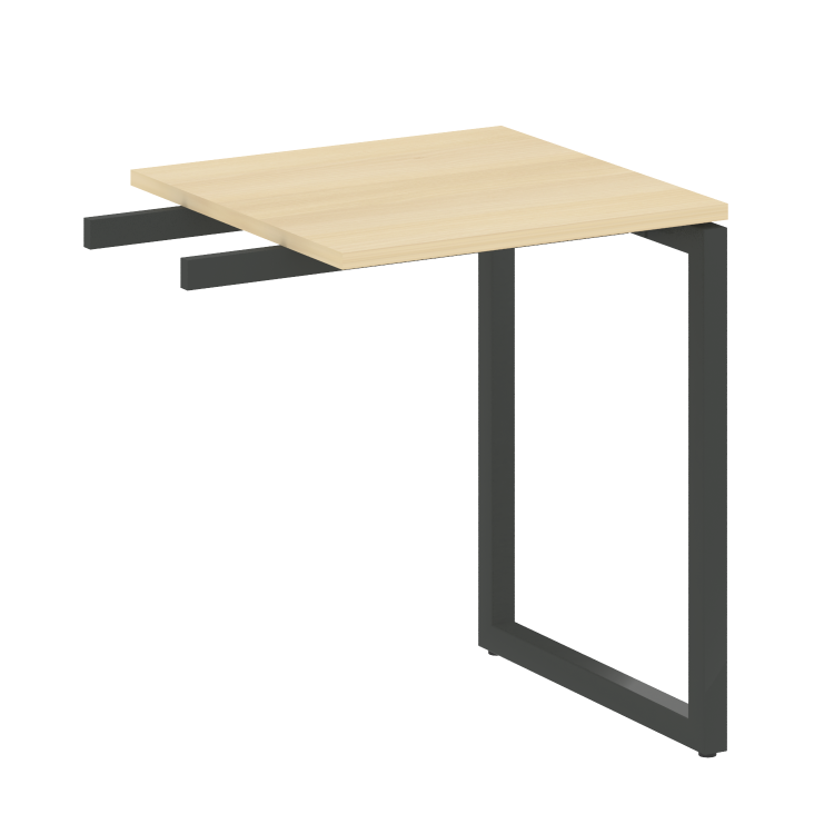 Metal System Quattro Приставной элемент на О-образном м/к 40БО.ПР-1 Акация Лорка/Металл Антрацит 600