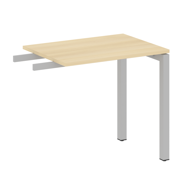 Metal System Quattro Приставной элемент на П-образном м/к 50БП.ПР-2 Акация Лорка/Металл Серый 800*60