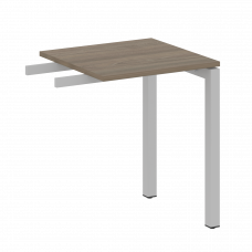 Metal System Quattro Приставной элемент на П-образном м/к 50БП.ПР-1 Вяз Благородный/Металл Серый 600