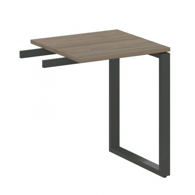 Metal System Приставной элемент на О-образном м/к БО.ПР-1 Вяз Благородный/Металл Антрацит 600*600*75