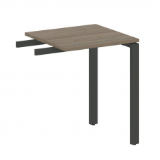 Metal System Приставной элемент на П-образном м/к БП.ПР-1 Вяз Благородный/Металл Антрацит 600*600*75