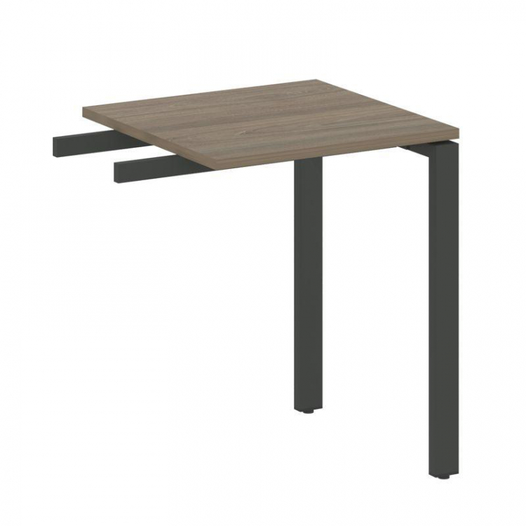 Metal System Приставной элемент на П-образном м/к БП.ПР-1 Вяз Благородный/Металл Антрацит 600*600*75