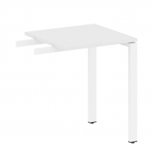 Metal System Приставной элемент на П-образном м/к БП.ПР-1 Белый/Металл Белый 600*600*750