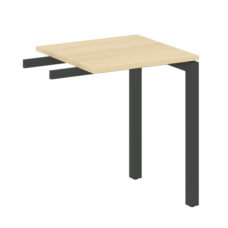 Metal System Quattro Приставной элемент на П-образном м/к 50БП.ПР-1 Акация Лорка/Металл Антрацит 600