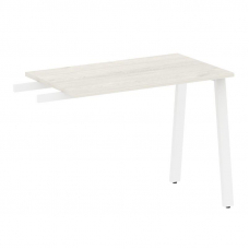 Metal System Приставной элемент на А-образном м/к БА.ПР-3 Дуб Наварра/Металл Белый 1000*600*750