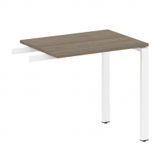 Metal System Приставной элемент на П-образном м/к БП.ПР-2 Вяз Благородный/Металл Белый 800*600*750